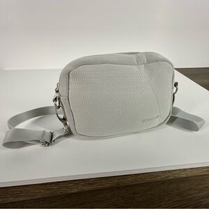 VOORAY Sidekick Gray-Moto Crossbody Bag